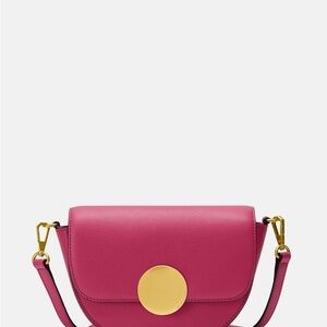 orYANY Lottie Pink Crossbody Bag Raspberry Genuine Leather